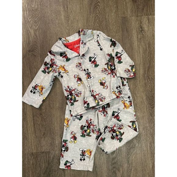 Disney Other - Disney Mickey Mouse Christmas PJ Sz 2T